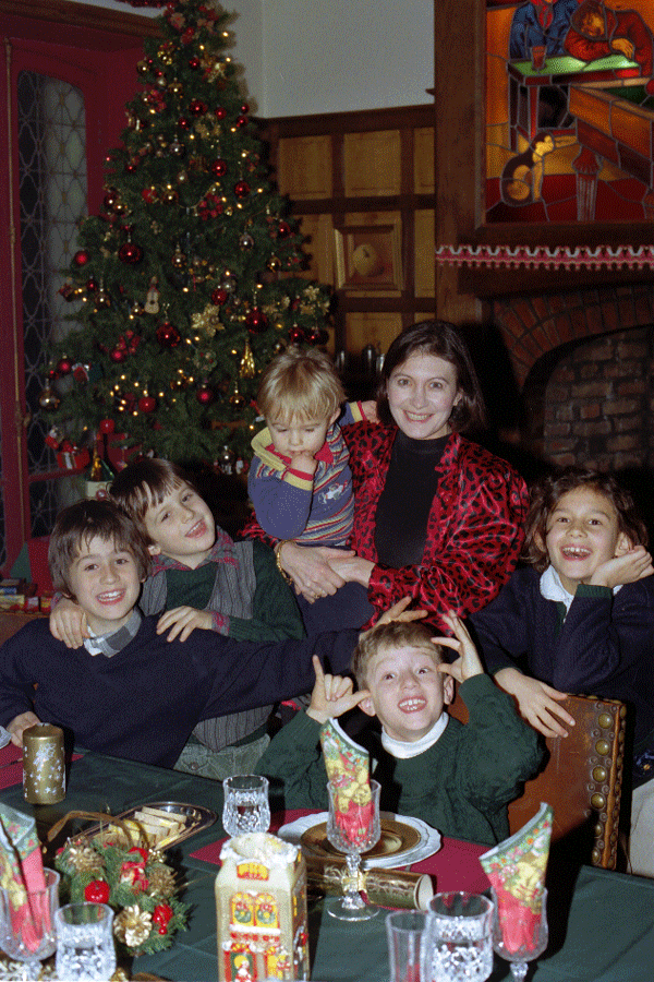 Christmas Eve 1996, at La Bellanderie. That house was built for Christmas!