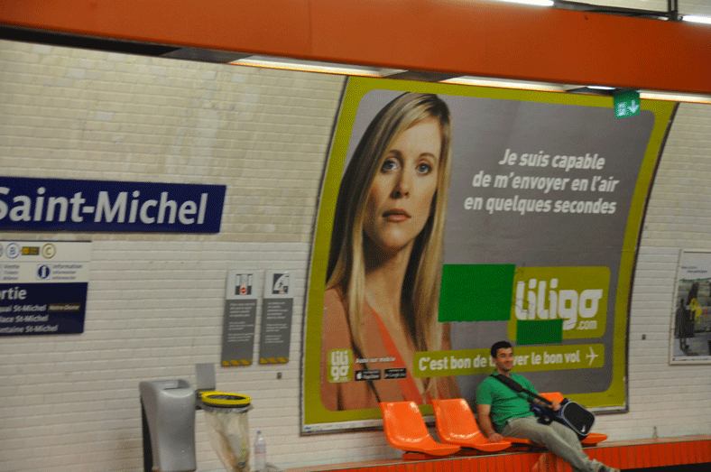 I've always enjoyed amusing advertising, and this provocative thought caught my eye on the Métro. I sent it to a French-speaking friend, but did not hear back form her!